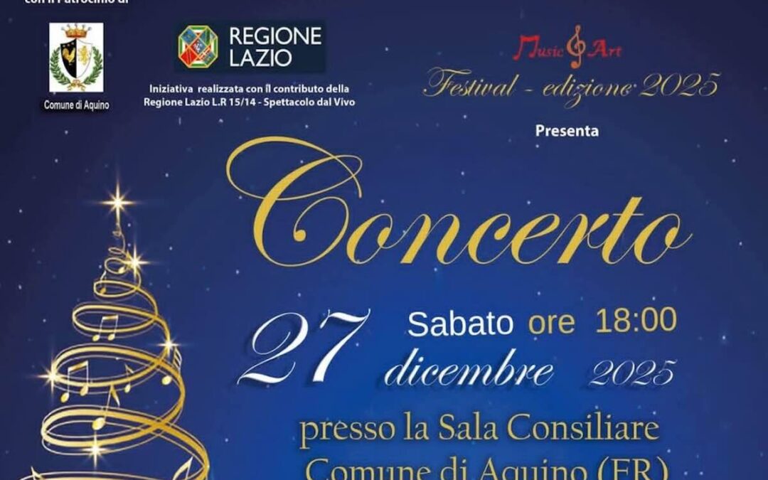 Concerto del Music Art Festival 2025 ad Aquino – Dal Tango alle colonne sonore