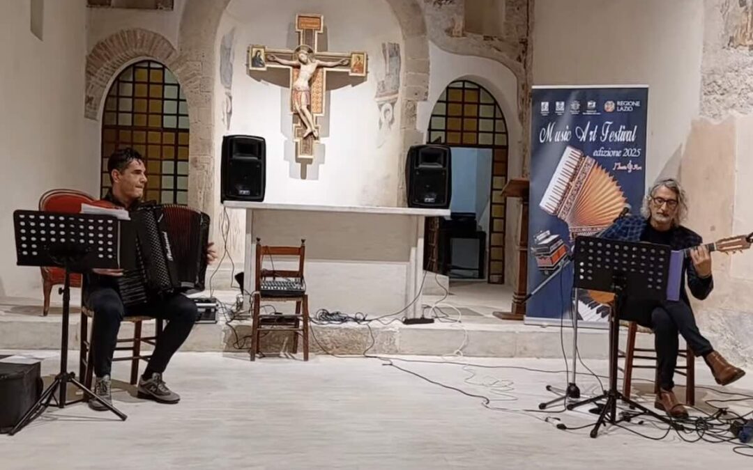 San Vittore del Lazio accoglie “Impulsi Sonori” – Dialogo tra chitarra e fisarmonica per il Music Art Festival 2025